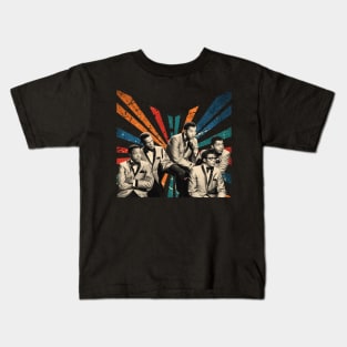 sketc vintage Temptations design Kids T-Shirt